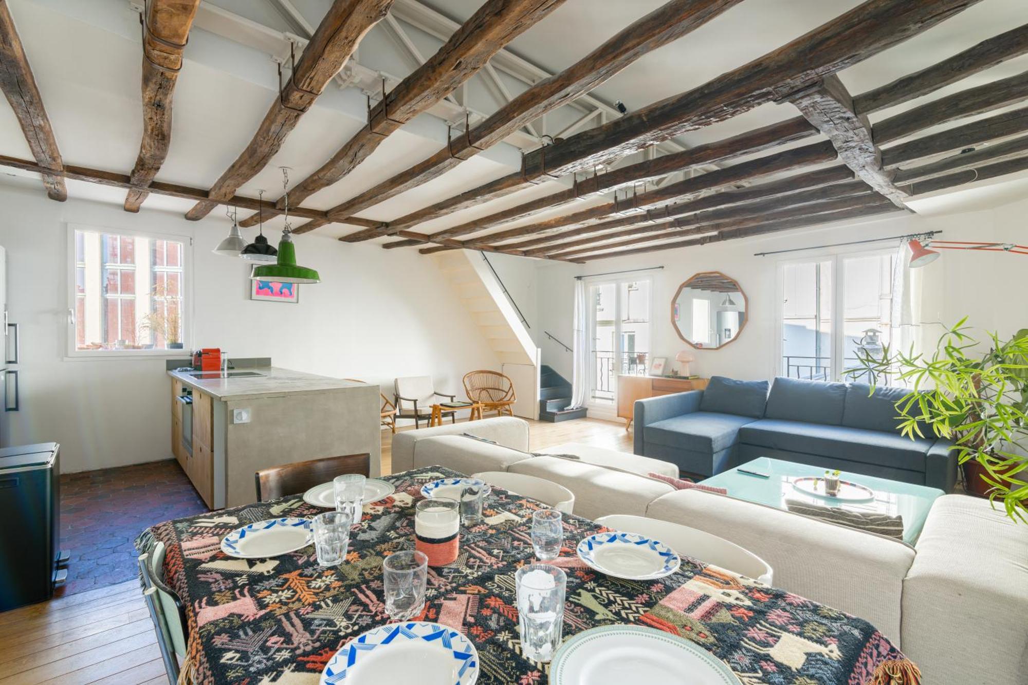 Luxurious 2 Bedroom Canal Saint Martin Saint Lazare París Exterior foto