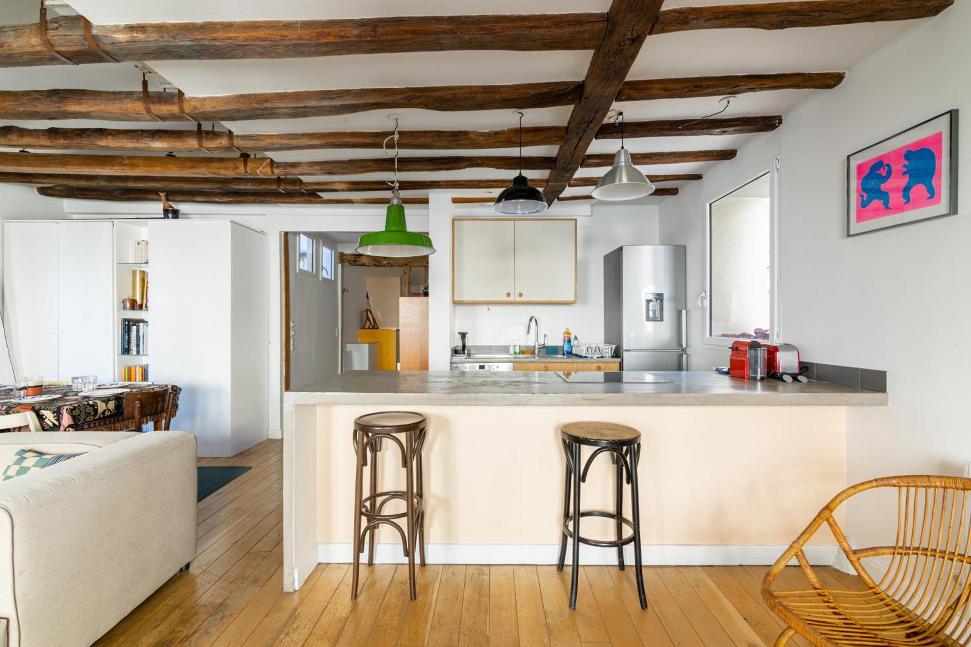 Luxurious 2 Bedroom Canal Saint Martin Saint Lazare París Exterior foto