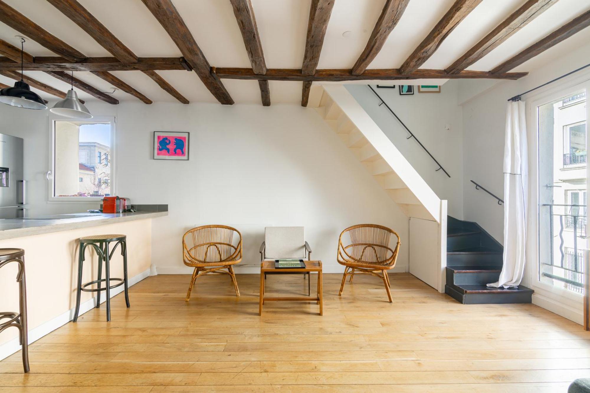 Luxurious 2 Bedroom Canal Saint Martin Saint Lazare París Exterior foto
